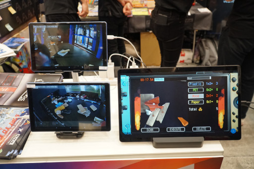 画像ギャラリー No.001のサムネイル画像 / WebXの「PlayMining」ブースで,廃棄物選別ゲームと電柱撮影ゲームを確認。ブロックチェーンゲームによる社会課題の解決を目指す