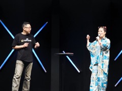 「アイドル×メタバース」をテーマとしたプレゼンテーションで語られた，「画像や動画をNFTにしても苦戦してしまう」という悩み