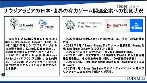 画像ギャラリー No.004のサムネイル画像 / ［CEDEC 2023］「なぜサウジアラビアはゲームに5兆円超を投資するのか？」アラブ諸国のゲーム市場の現在と将来が語られたセッションを紹介