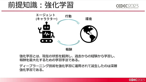 画像ギャラリー No.005のサムネイル画像 / ［CEDEC 2023］2種類のAIの融合が今後のゲーム産業に道を示す。「ディープニューラルネットワーク付きステートマシン」が紹介されたセッションをレポート