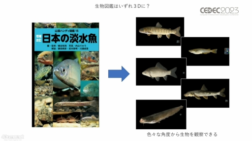 画像ギャラリー No.032のサムネイル画像 / ［CEDEC 2023］生物多様性は，実はゲームやブロックチェーンと相性がいい。3Dデジタル生物標本の活用アイデアなどが語られたセッションをレポート