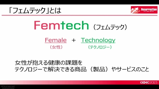 画像ギャラリー No.004のサムネイル画像 / ［CEDEC 2023］女性の働きやすさにつながる，気軽に健康の話ができて相手を思いやれる環境作り。ゲーム業界におけるフェムテックを考えるセッションをレポート