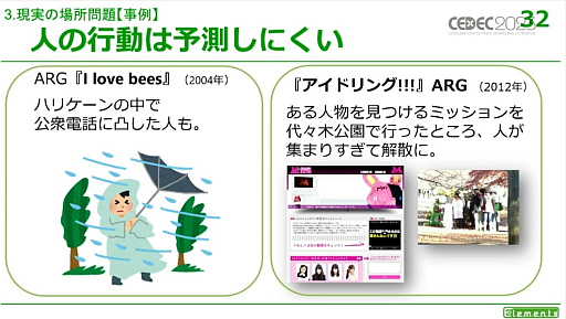 画像ギャラリー No.021のサムネイル画像 / ［CEDEC 2023］リアル世界を用いるゲームにはさまざまなメリットとデメリットが存在する。「リアル世界のゲームデザイン」レポート