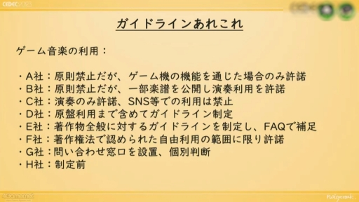 画像ギャラリー No.013のサムネイル画像 / ［CEDEC 2023］ゲーム音楽にかかわる人，皆がハッピーになる著作権運用を考える。ノイジークロークの陣内優希氏，坂本英城氏の講演をレポート
