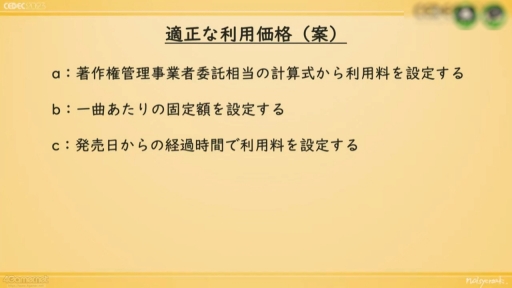 画像ギャラリー No.015のサムネイル画像 / ［CEDEC 2023］ゲーム音楽にかかわる人，皆がハッピーになる著作権運用を考える。ノイジークロークの陣内優希氏，坂本英城氏の講演をレポート