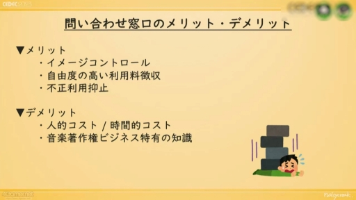 画像ギャラリー No.016のサムネイル画像 / ［CEDEC 2023］ゲーム音楽にかかわる人，皆がハッピーになる著作権運用を考える。ノイジークロークの陣内優希氏，坂本英城氏の講演をレポート