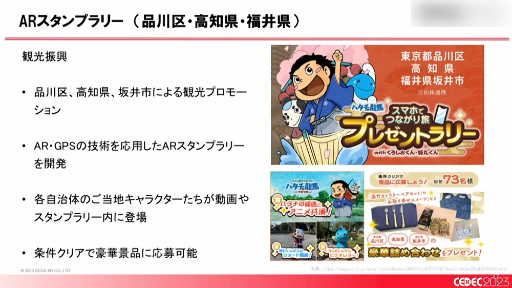 画像ギャラリー No.012のサムネイル画像 / ［CEDEC 2023］「全国に拡大中！ ゲームによる地方創生の最新事例とゲーム開発者ができること」聴講レポート。大切なのは知ることと広げること
