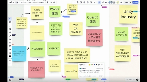 画像ギャラリー No.005のサムネイル画像 / ［CEDEC 2023］VR開発についてのあらゆる話題を議論。「VRプロダクト開発ラウンドテーブル2023」レポート