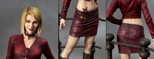 画像ギャラリー No.006のサムネイル画像 / 「SILENT HILL 2」のマリアが1/6スケールスタチューで登場。妖艶な表情やボディライン,ヒョウ柄の衣装,腹部のタトゥーなどを緻密に再現