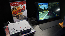 画像ギャラリー No.009のサムネイル画像 / ［TGS2023］FPGAでセガサターン＆PS2を再現した技術デモや，3DS互換のコンセプトモデルが出展されている達成電器ブース