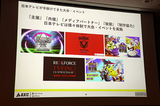 画像ギャラリー No.021のサムネイル画像 / [TGS2023]セッション「日本テレビの考えるeスポーツビジネスの最前線と未来像」をレポート。eスポーツ事業に対する地上波テレビの強みとは