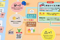 画像ギャラリー No.037のサムネイル画像 / 肝臓のこともっと考えよ? “肝炎を自分ゴト化”する人生系ボードゲーム「肝炎すごろく」でたどった,常飲者と健康者の末路