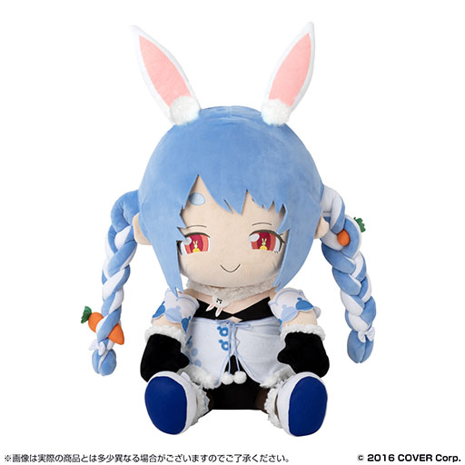画像ギャラリー No.003のサムネイル画像 / ホロライブ・兎田ぺこらがPCクッションになって登場。全高約55cmのムフー顔が味わい深い一品で,デスクワークのお供におすすめ