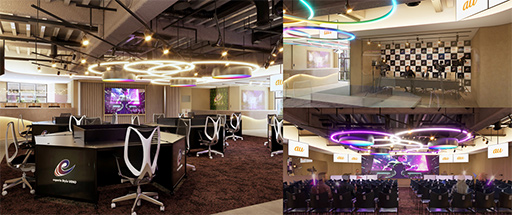 画像ギャラリー No.002のサムネイル画像 / 東京上野にauのeスポーツ施設「esports Style UENO」が2024年2月オープン。イベント利用に重点を置く