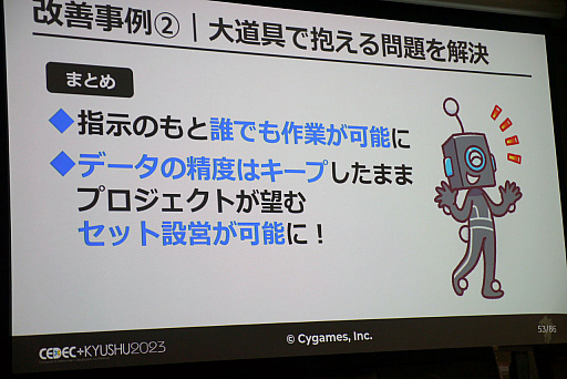 画像ギャラリー No.025のサムネイル画像 / ［CEDEC＋KYUSHU］「モーションキャプチャー最前線」聴講レポート。3Dプリンタによる小道具作成やモーションアクターの常駐化など，7つの取り組みで対応力を向上