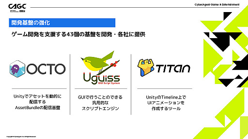 画像ギャラリー No.012のサムネイル画像 / サイバーエージェントが見据える今後のゲーム開発とは。「CyberAgent Game Conference 2024」基調講演の模様をレポート