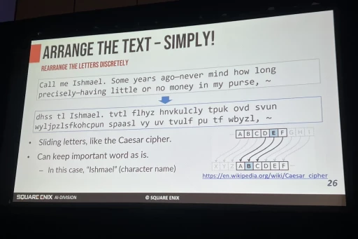画像ギャラリー No.010のサムネイル画像 / ［GDC 2024］フィクションの世界の言語を“らしく”音声化するためのアイデアとは。スクウェア・エニックスの音声合成技術セッションをレポート