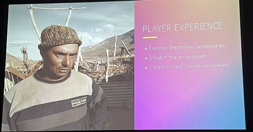 画像ギャラリー No.004のサムネイル画像 / ［GDC 2024］ハイパーローカルの環境問題をシュルレアリスムな表現で伝える。ゲームとインタビューで構成されたドキュメンタリーゲーム「Atuel」