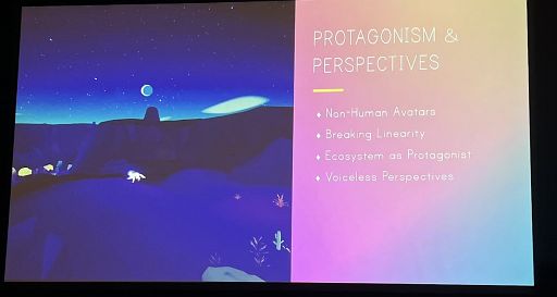 画像ギャラリー No.018のサムネイル画像 / ［GDC 2024］ハイパーローカルの環境問題をシュルレアリスムな表現で伝える。ゲームとインタビューで構成されたドキュメンタリーゲーム「Atuel」