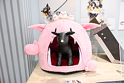 画像ギャラリー No.020のサムネイル画像 / DQ,FF,KHの犬猫グッズ「SQEX PETs」を見てきた! おもしろワンニャンアイテムたくさんの“インターペット2024”