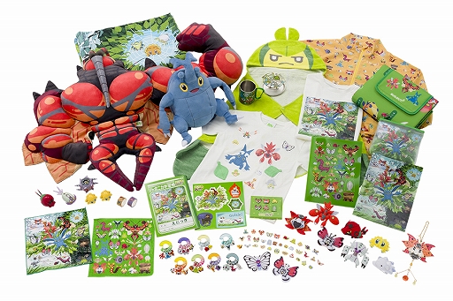 画像ギャラリー No.003のサムネイル画像 / 「ポケモン」からメラルバの等身大ぬいぐるみが登場。マッシブーンの筋肉を再現した腕まくらぬいぐるみなど多数の新グッズ情報も