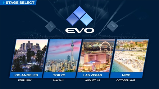 画像ギャラリー No.003のサムネイル画像 / 2025年の「EVO」はロサンゼルス，東京，ラスベガス，ニースの4回開催に。2026年にはシンガポールでの開催も