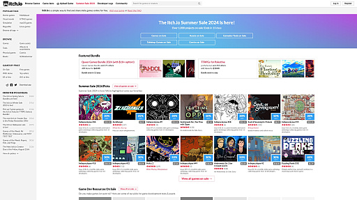 画像ギャラリー No.002のサムネイル画像 / 近頃よく見聞きする「itch.io」って何？　プレイヤーだけでなく，クリエイターたちにも開かれたサイトの歩き方