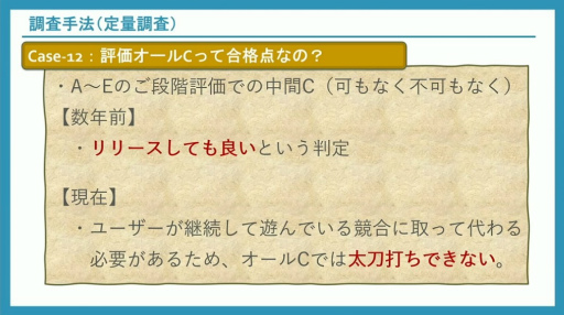 画像ギャラリー No.037のサムネイル画像 / ゲームの品質と魅力の更なる向上には，ユーザーレビューをどう実行し，活用すべきか。300件以上の事例に基づくノウハウを語る［CEDEC 2024］