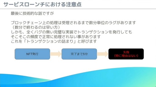 画像ギャラリー No.046のサムネイル画像 / これからブロックチェーンゲームを開発する人へ。「モバイルゲーム領域にブロックチェーン技術を導入する為の実践的ノウハウ」レポート［CEDEC 2024］