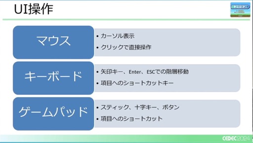 画像ギャラリー No.031のサムネイル画像 / ユーザー激増中のPC環境へゲームを対応させるにはどうすればいいのか？［CEDEC 2024］