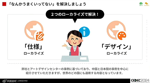 画像ギャラリー No.015のサムネイル画像 / 世界に通用する作品を作るために。「国境を超えて輝くデザイン 〜UI/UXデザイナーのためのクロスカルチャー入門〜」レポート［CEDEC 2024］