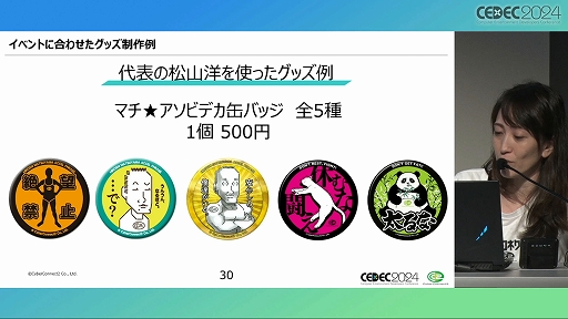 画像ギャラリー No.018のサムネイル画像 / 求められているのは「遊び」だけではない！ 「ゲーム開発の副産物で収益化！？ゲーム会社のグッズ制作ノウハウ」聴講レポート［CEDEC 2024］