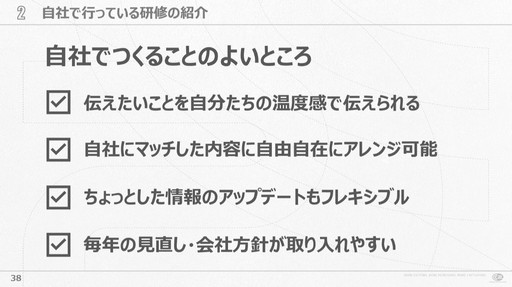 画像ギャラリー No.004のサムネイル画像 / 会社が抱える課題と向き合い試行錯誤すること。サイバーコネクトツー式「会社を成長させる」研修プログラムの作り方［CEDEC 2024］