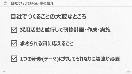 画像ギャラリー No.005のサムネイル画像 / 会社が抱える課題と向き合い試行錯誤すること。サイバーコネクトツー式「会社を成長させる」研修プログラムの作り方［CEDEC 2024］