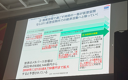 画像ギャラリー No.006のサムネイル画像 / Web3時代に向けたグループ全体の挑戦：SBI北尾吉孝氏が語る未来戦略［WebX］