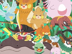 ポケモンのアニメシリーズ「POKÉTOON」の新作が本日から8週連続で公開予定。第1弾は「パモパモットパーモット！」
