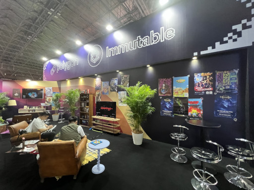 画像ギャラリー No.001のサムネイル画像 / ブロックチェーン「Polygon」が東京ゲームショウに初出展！　お洒落なブースでイチオシのタイトルを聞いてきた［TGS2024］