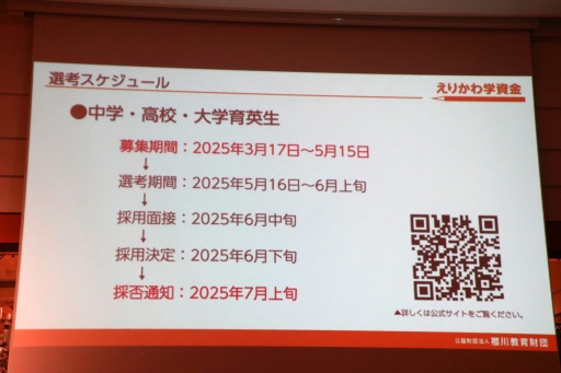 画像ギャラリー No.016のサムネイル画像 / コーエーテクモ 襟川恵子会長が立ち上げた「えりかわ学資金」記者発表会を開催。シングルマザー家庭の支援を目的とする返済不要の給付型奨学金