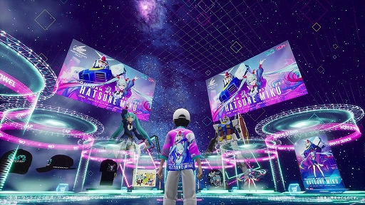画像ギャラリー No.009のサムネイル画像 / 初音ミクとのコラボライブも楽しめる。「ガンダムメタバース 第3回期間限定オープン」が現在開催中