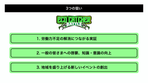 画像ギャラリー No.008のサムネイル画像 / 遠隔ゴミ分別ゲーム「Eco Catcher Battle」がもたらす社会貢献。eスポーツイベントの狙い,そして今後の展開を示した発表会レポート