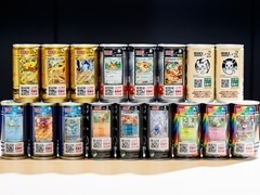 ポケカ缶，全種類GETなるか？ ポケモンカードゲーム×サントリーコーヒー「BOSS」コラボデザイン缶17種ゲットチャレンジ