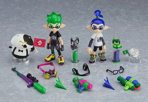 画像ギャラリー No.004のサムネイル画像 / 「スプラトゥーン」シリーズのガールとボーイをモチーフとした可動フィギュア,「figma Splatoon DXエディション」の再販が決定