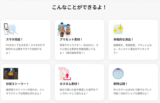 画像ギャラリー No.001のサムネイル画像 / スマホだけで制作&投稿が完結するノベルゲームメーカー「ただすノベルメーカー」,公開中。「そろそろ寿司を食べないと死ぬぜ!」作者が開発