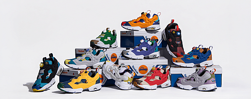 画像ギャラリー No.001のサムネイル画像 / 「ドラゴンクエスト」シリーズとReebokがコラボ。INSTAPUMP FURY 94とビンテージ風Tシャツを販売予定