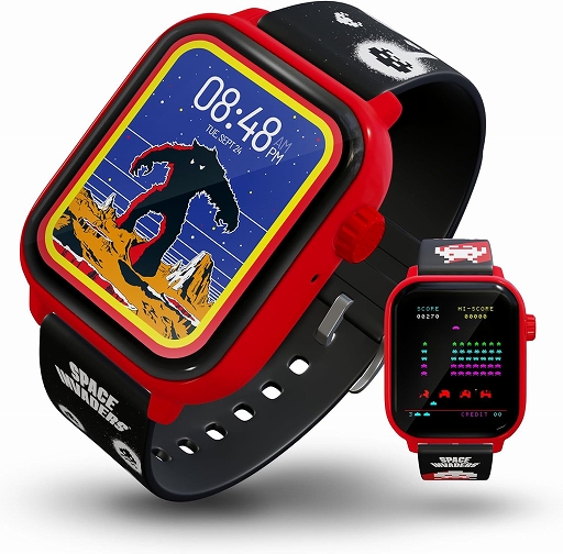 画像ギャラリー No.005のサムネイル画像 / レトロゲームを遊べるスマートウォッチ「My Play Watch」シリーズが10月29日に発売。「スペースインベーダー」「テトリス」など5モデルを展開