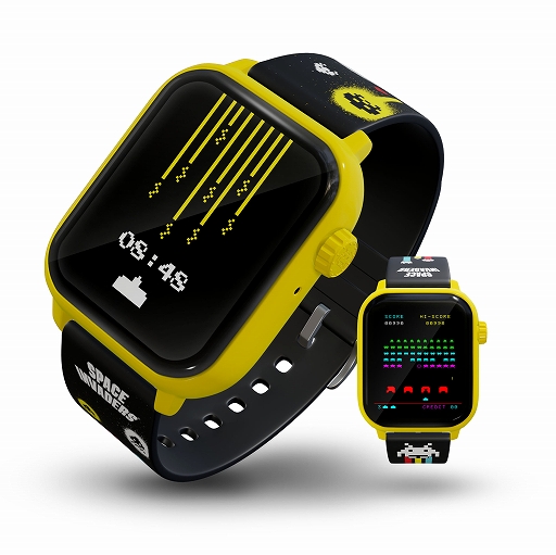 画像ギャラリー No.006のサムネイル画像 / レトロゲームを遊べるスマートウォッチ「My Play Watch」シリーズが10月29日に発売。「スペースインベーダー」「テトリス」など5モデルを展開