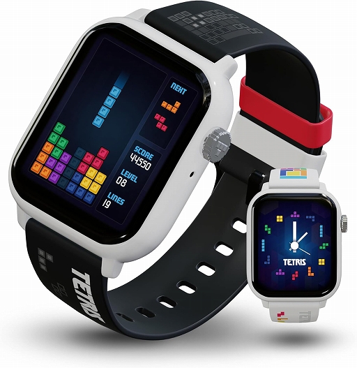 画像ギャラリー No.008のサムネイル画像 / レトロゲームを遊べるスマートウォッチ「My Play Watch」シリーズが10月29日に発売。「スペースインベーダー」「テトリス」など5モデルを展開